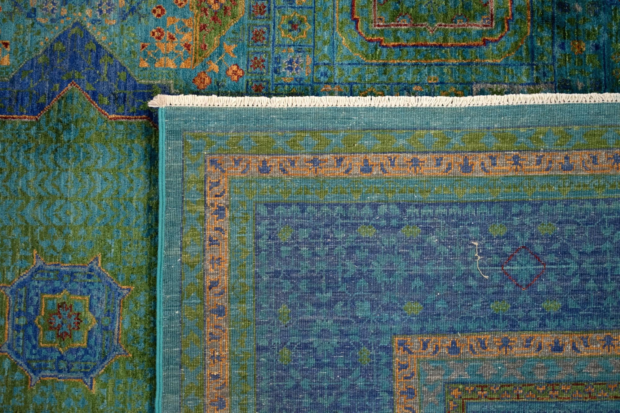 6' 11 x 9' 10 Mamluk Wool Rug