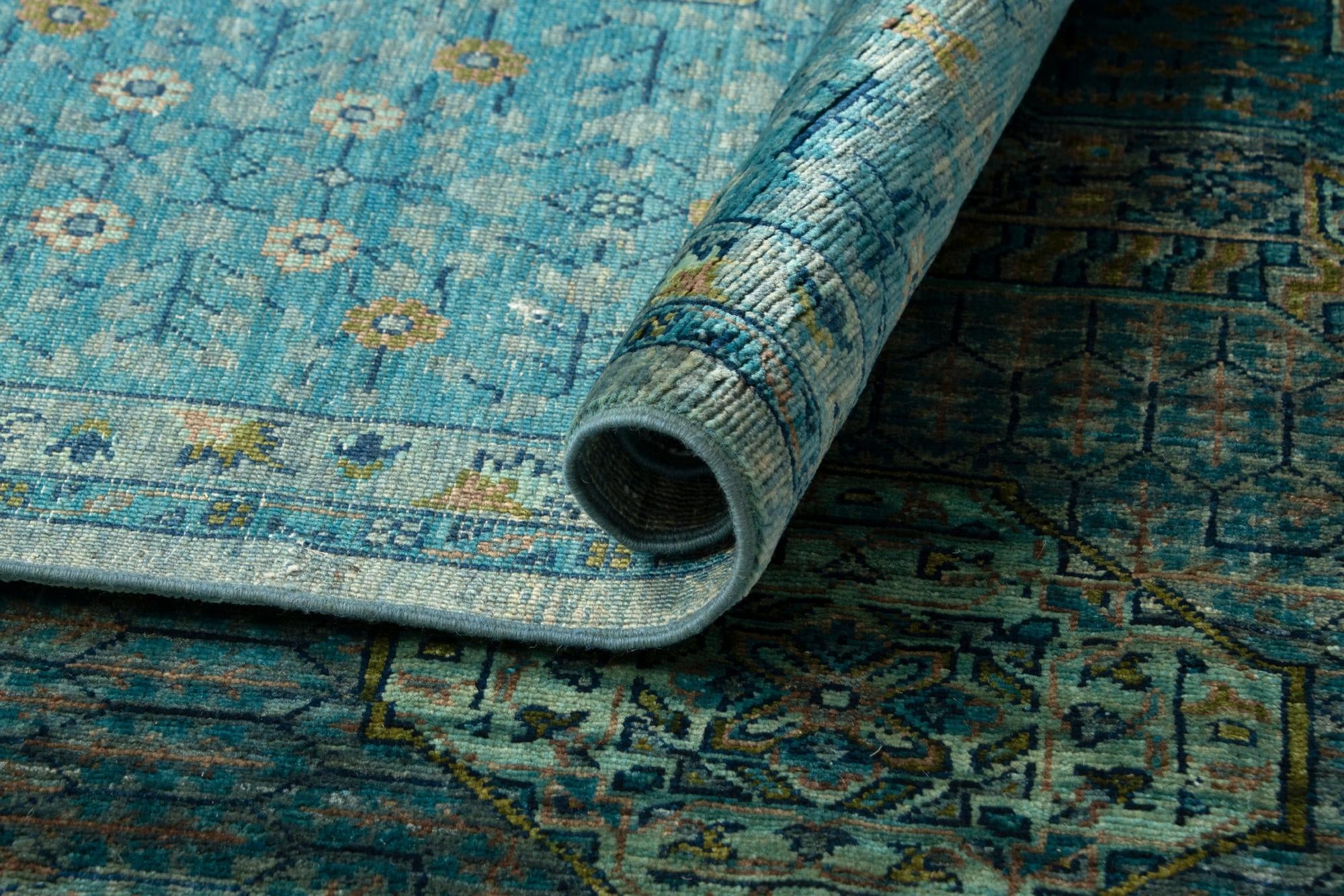 8' x 9' 11 Hand Knotted Mamluk Rug