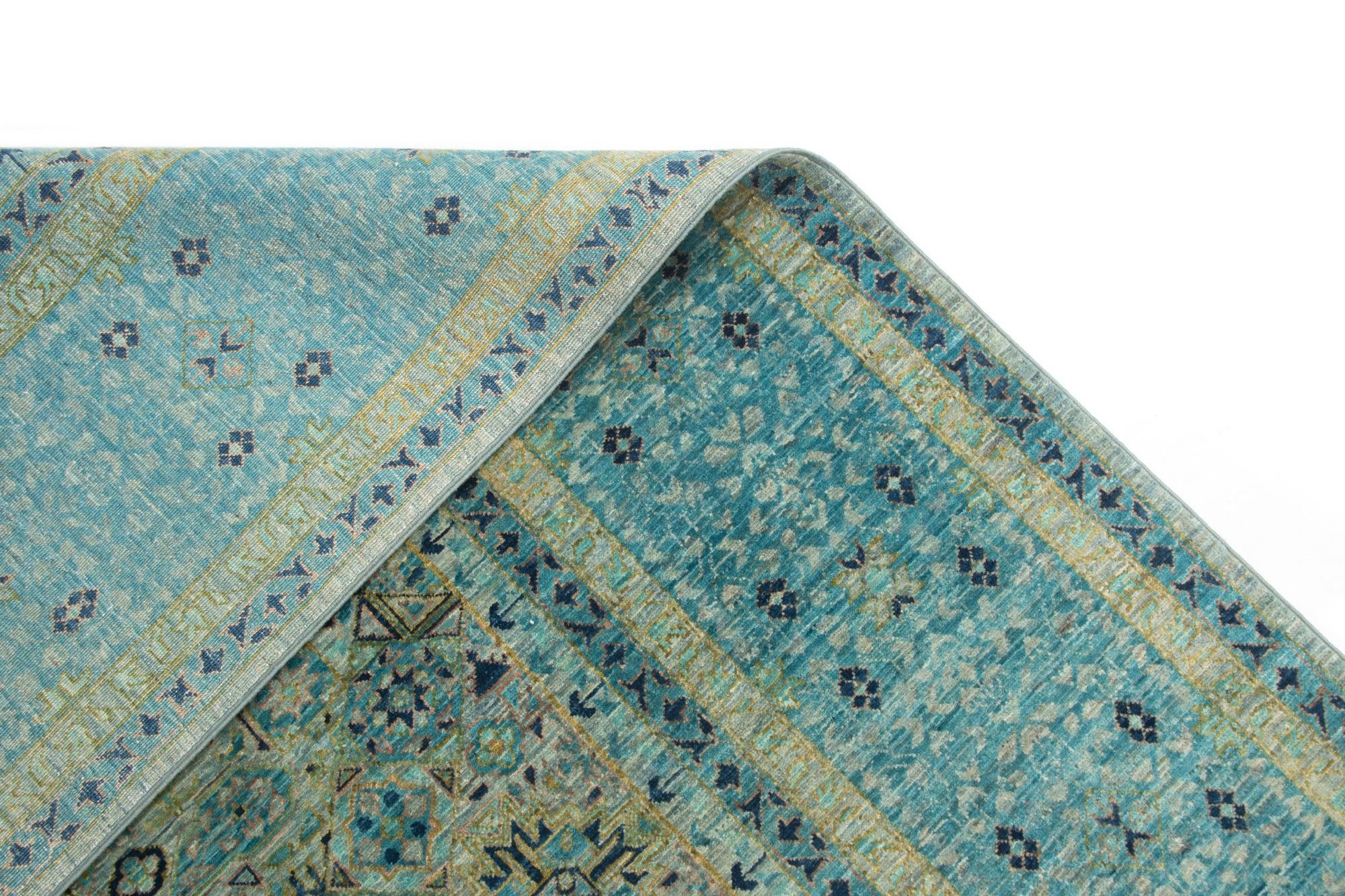 8' x 9' 9 Hand Knotted Mamluk Rug