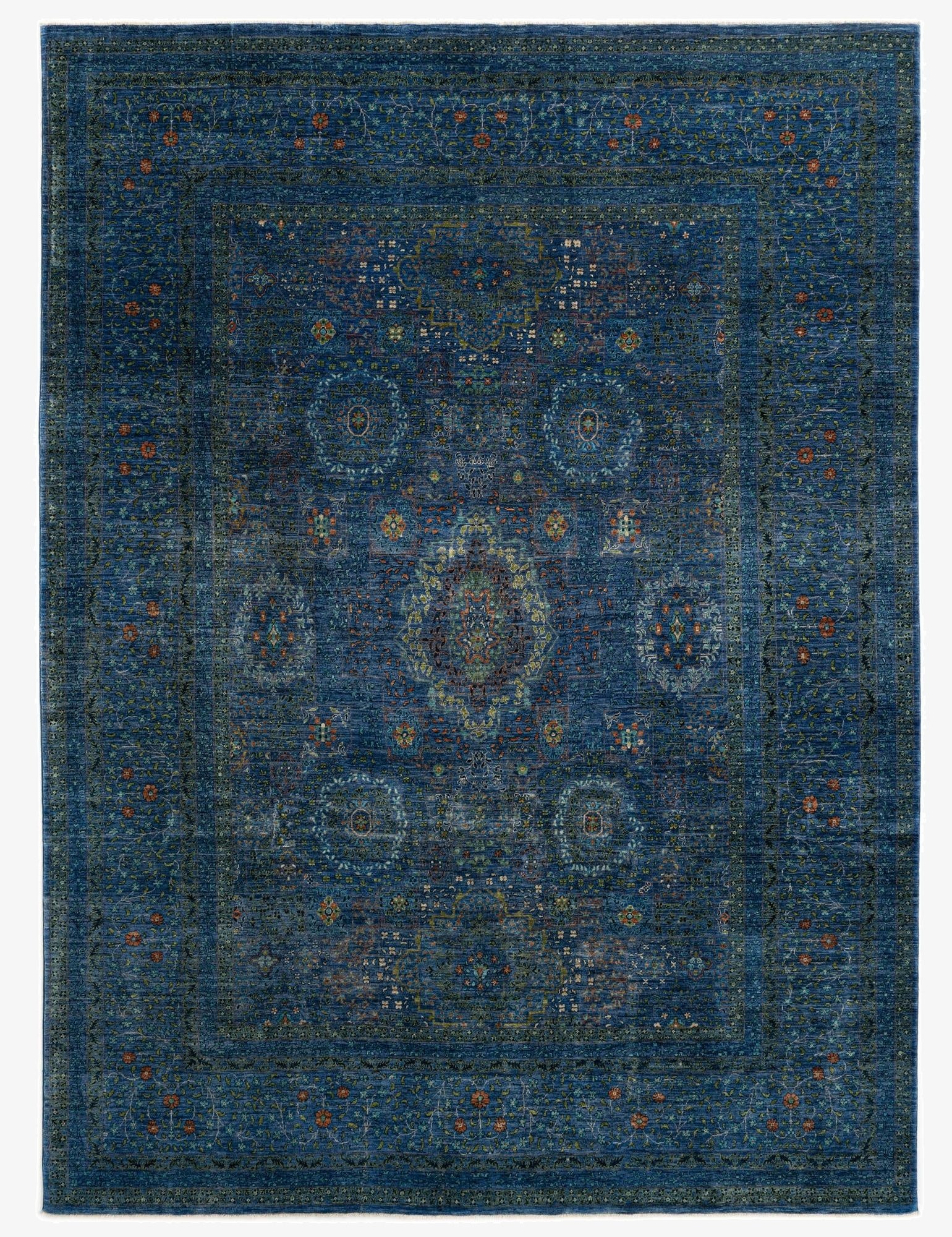 8' 9 x 11' 8 Mamluk Wool Rug