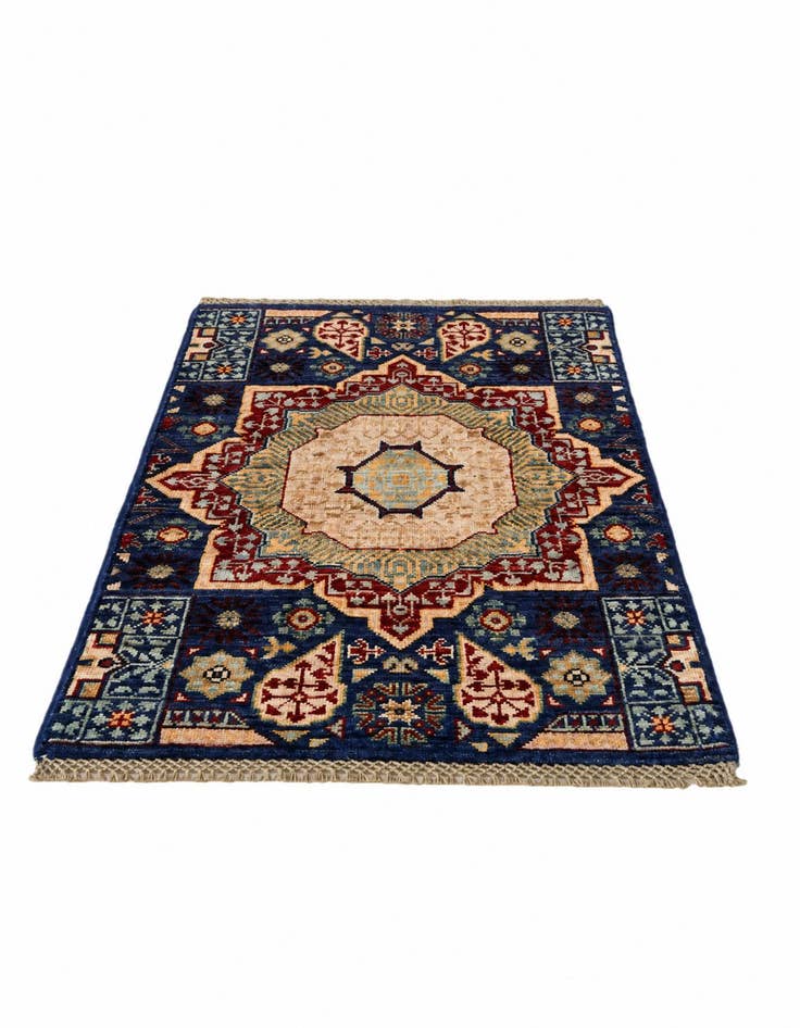 Detail image of 2' x 3' 2 Hand Knotted Mamluk Ziegler Rug