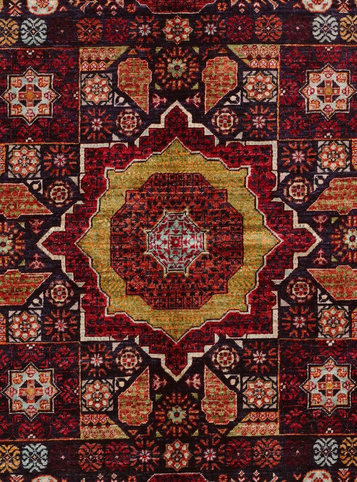 Detail image of 5' 9 x 8' Hand Knotted Mamluk Ziegler Rug