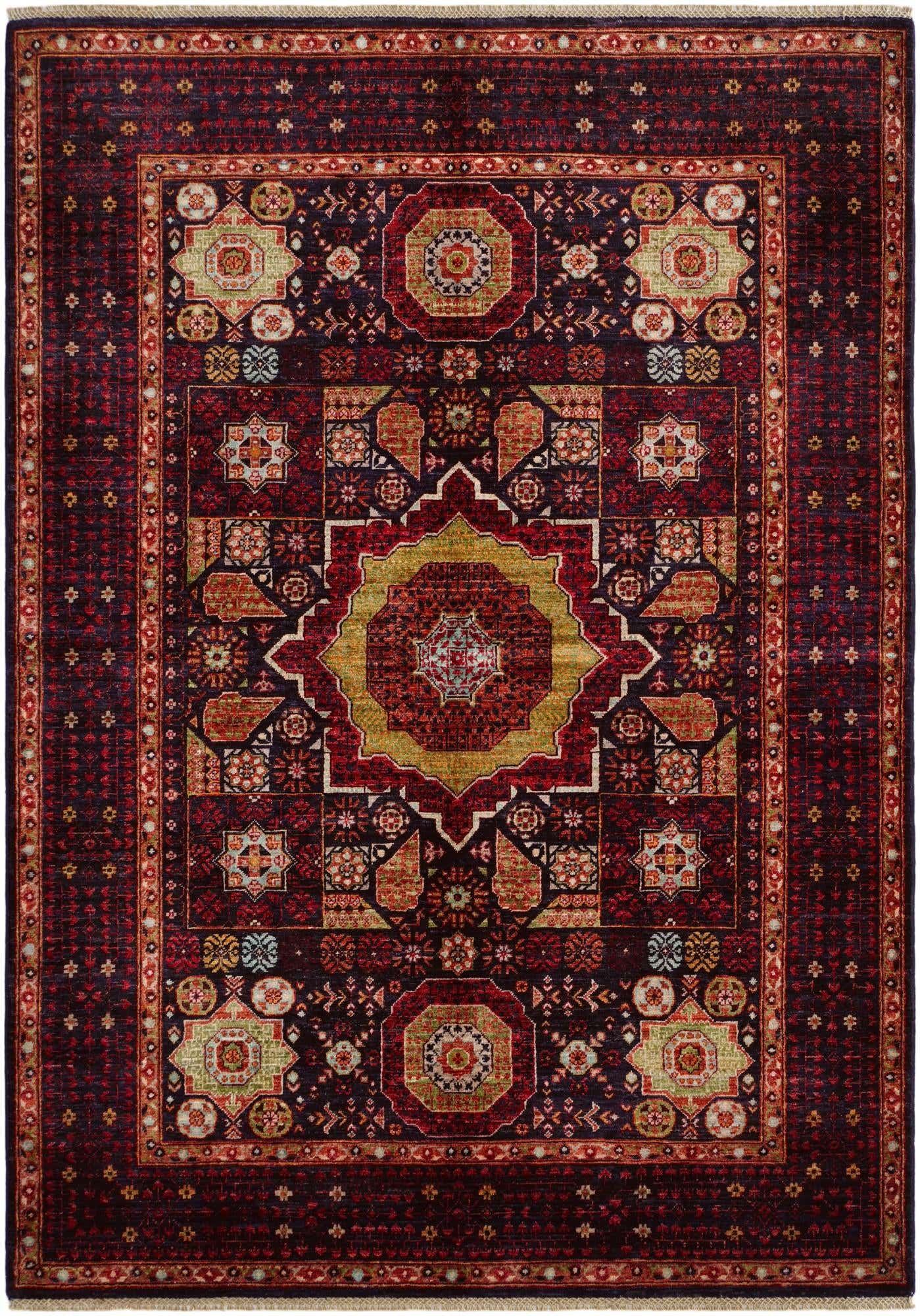 5' 9 x 8' Hand Knotted Mamluk Ziegler Rug