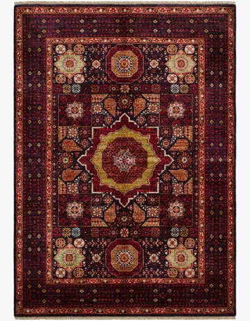 5' 9 x 8' Hand Knotted Mamluk Ziegler Rug