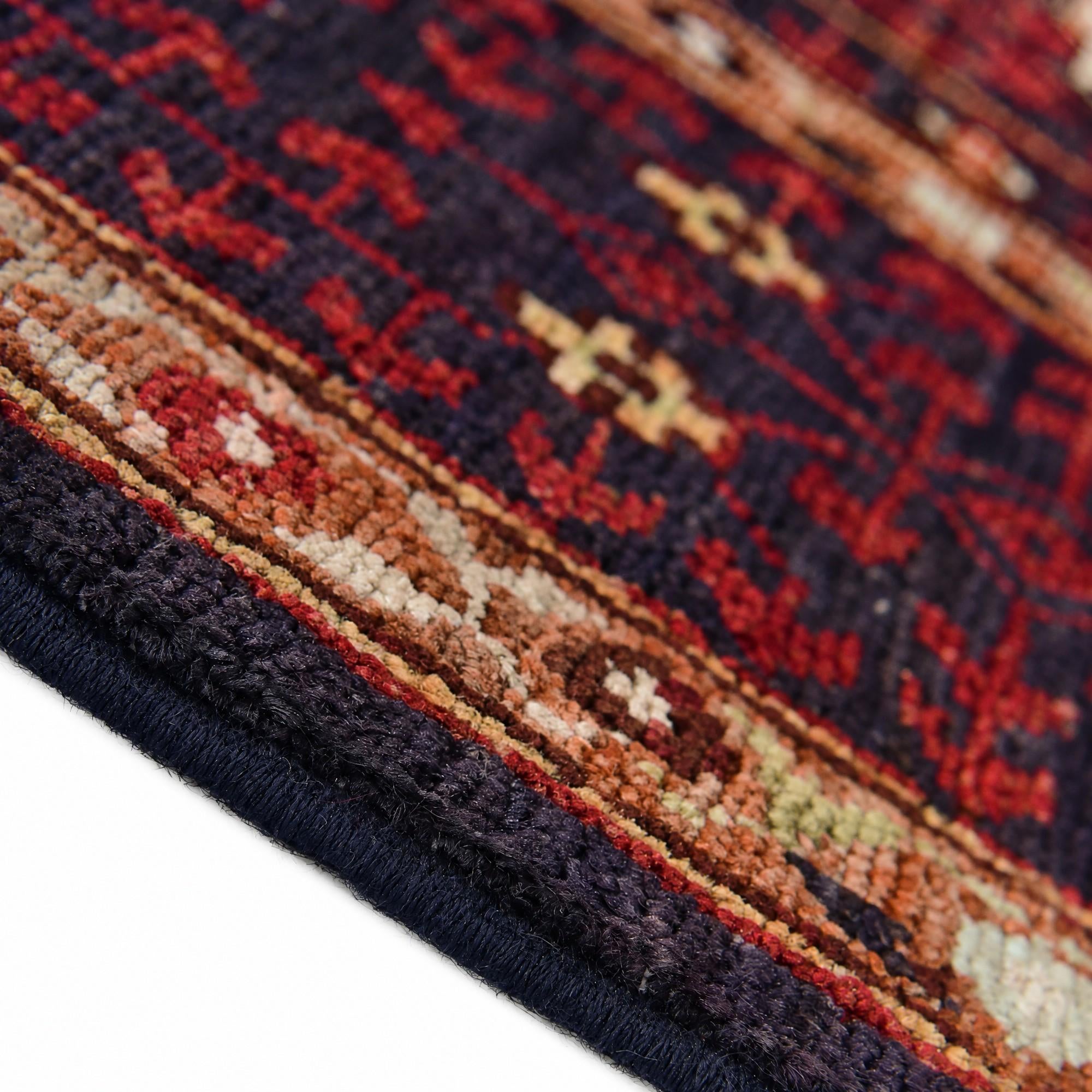165cm x 240cm Hand Knotted Mamluk Ziegler Rug