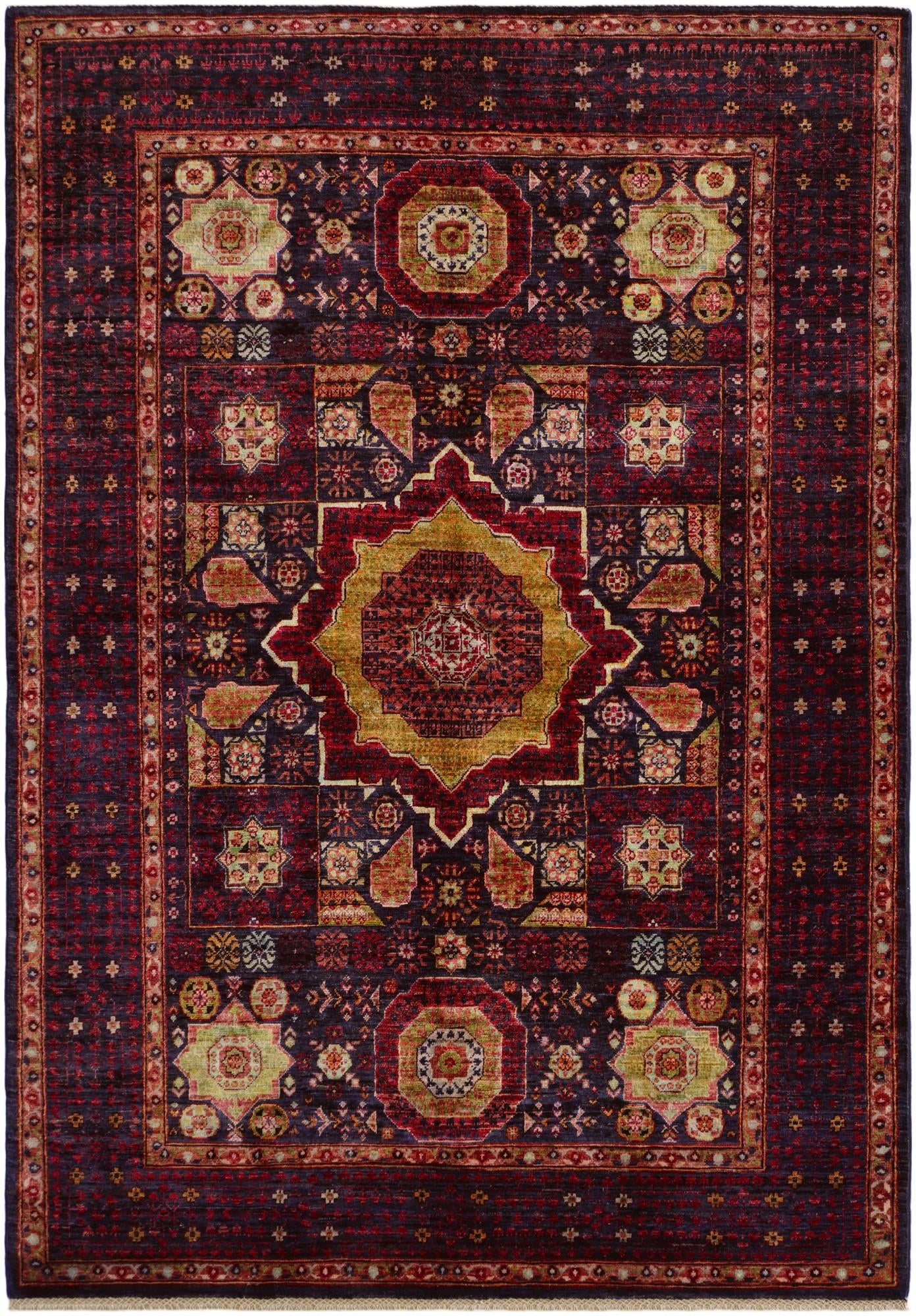 5' 6 x 7' 10 Hand Knotted Mamluk Ziegler Rug