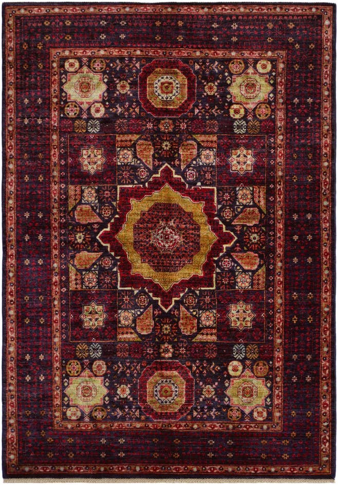 Detail image of 5' 6 x 7' 10 Hand Knotted Mamluk Ziegler Rug