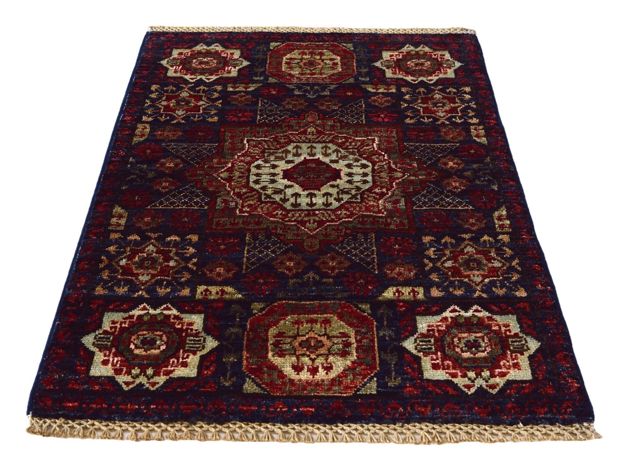2' x 3' Hand Knotted Mamluk Ziegler Rug