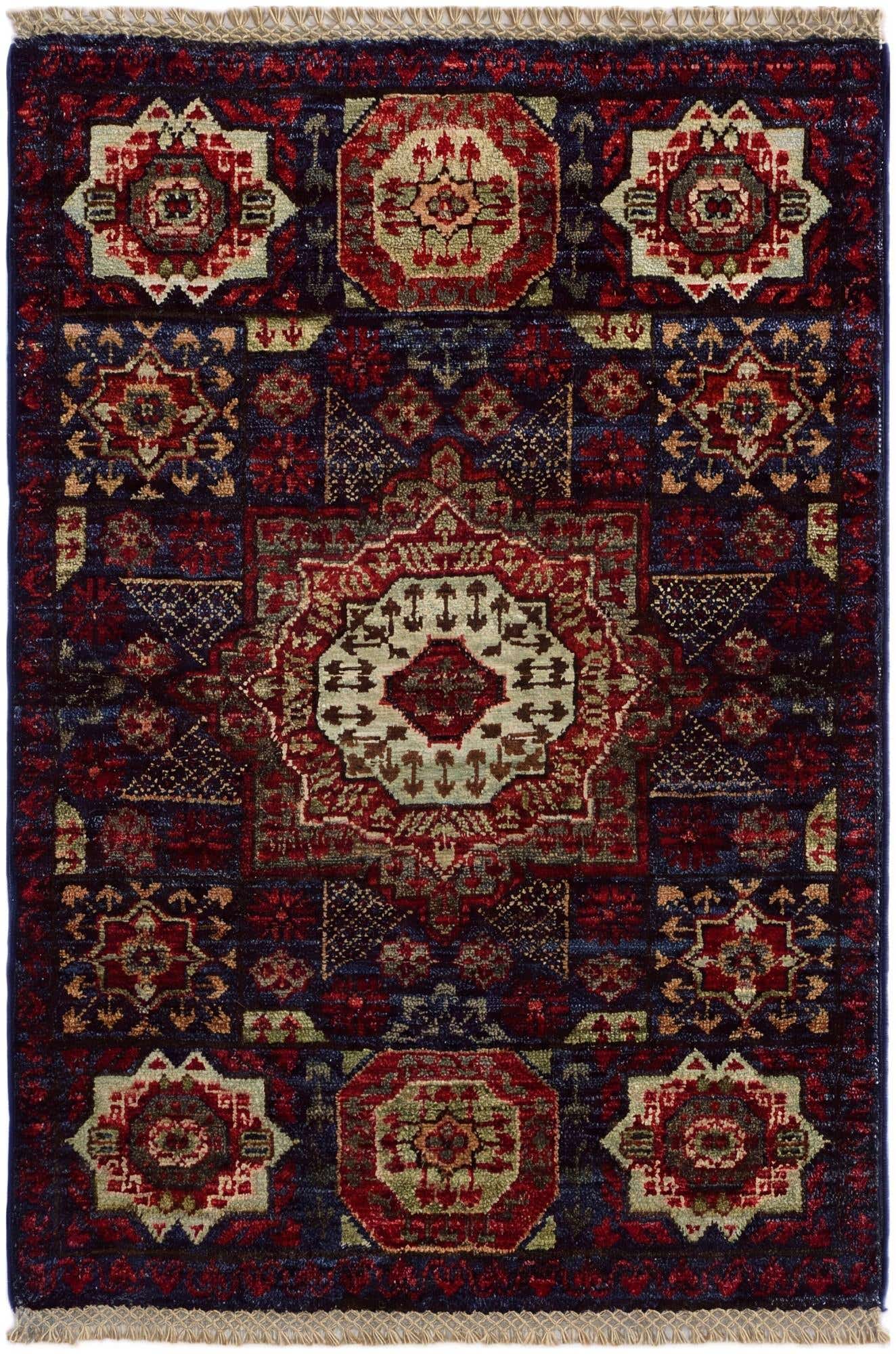 2' x 3' Hand Knotted Mamluk Ziegler Rug