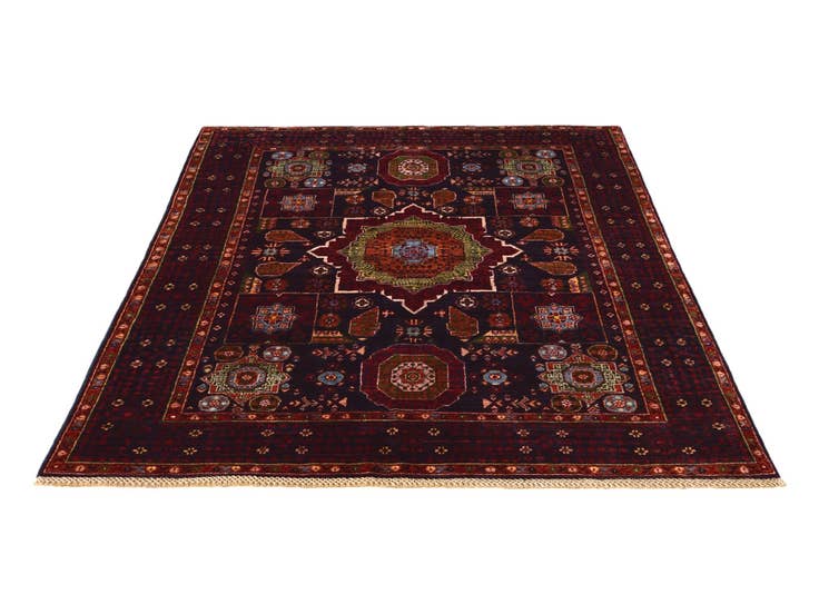 Detail image of 5' x 7' 1 Hand Knotted Mamluk Ziegler Rug