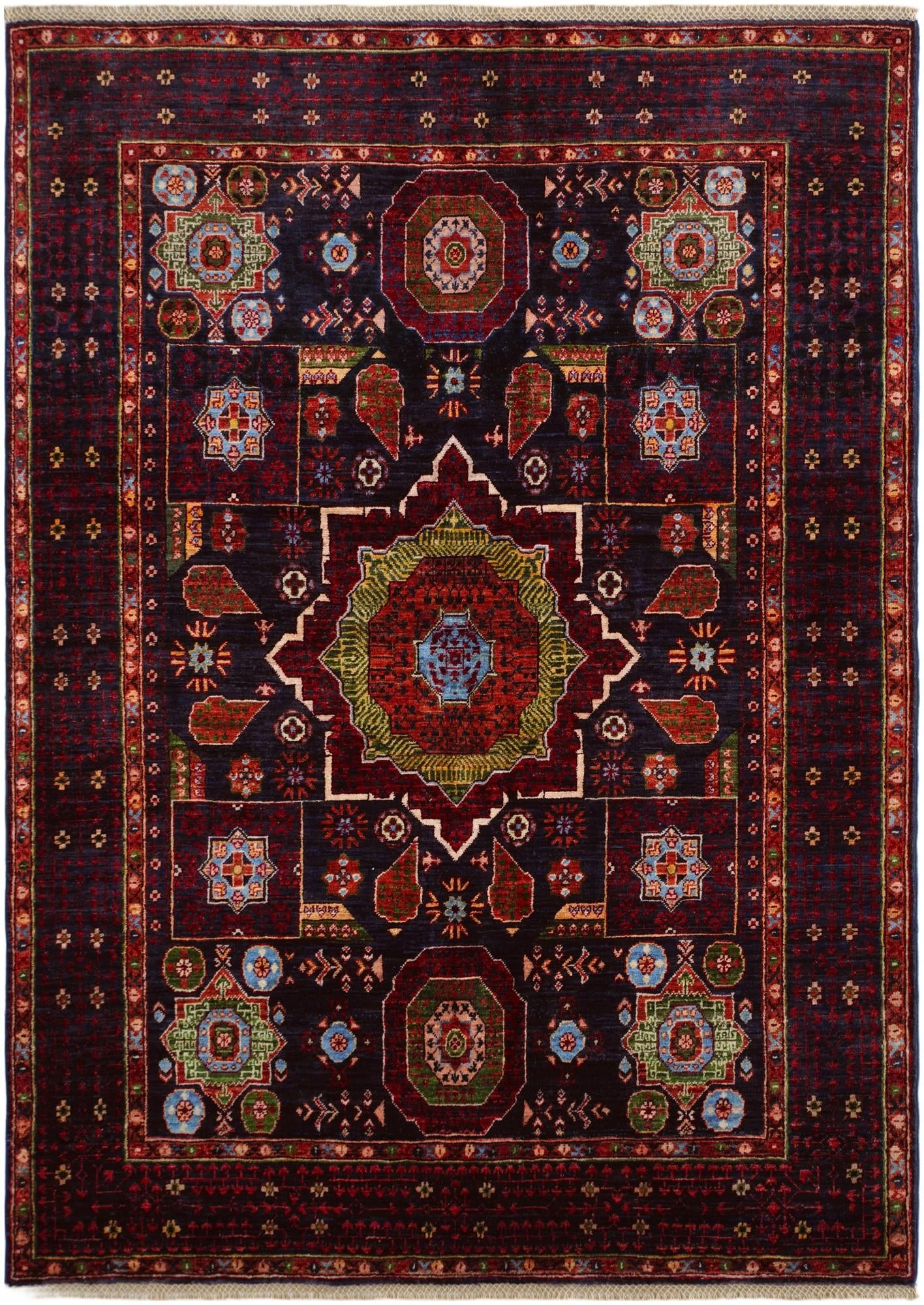 5' x 7' 1 Hand Knotted Mamluk Ziegler Rug