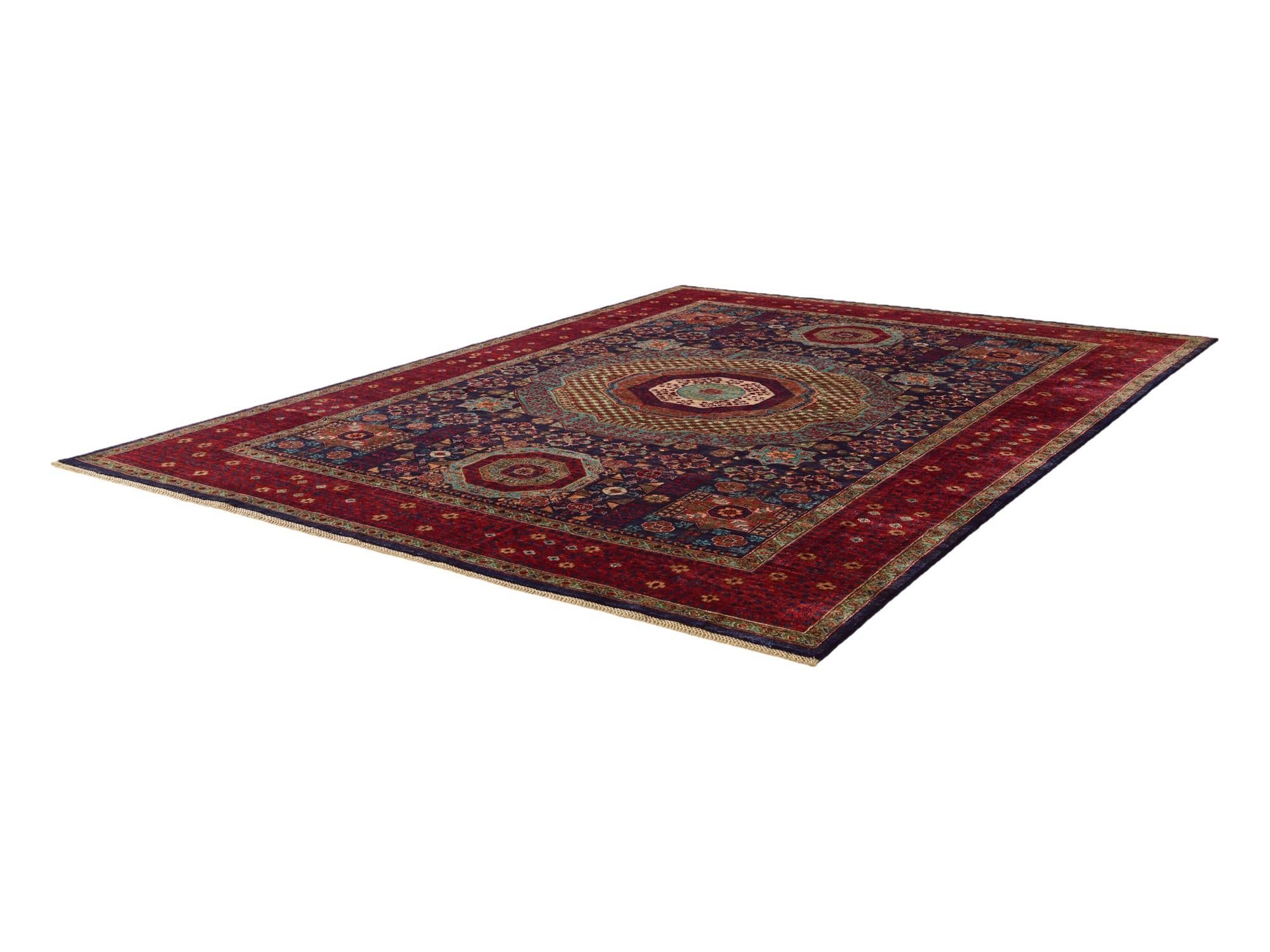 8' 7 x 11' 4 Hand Knotted Mamluk Ziegler Rug