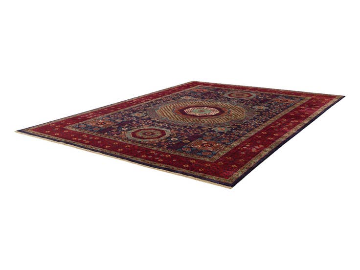 Detail image of 8' 7 x 11' 4 Hand Knotted Mamluk Ziegler Rug
