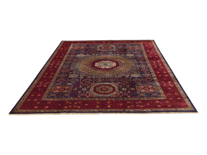 8' 7 x 11' 4 Hand Knotted Mamluk Ziegler Rug