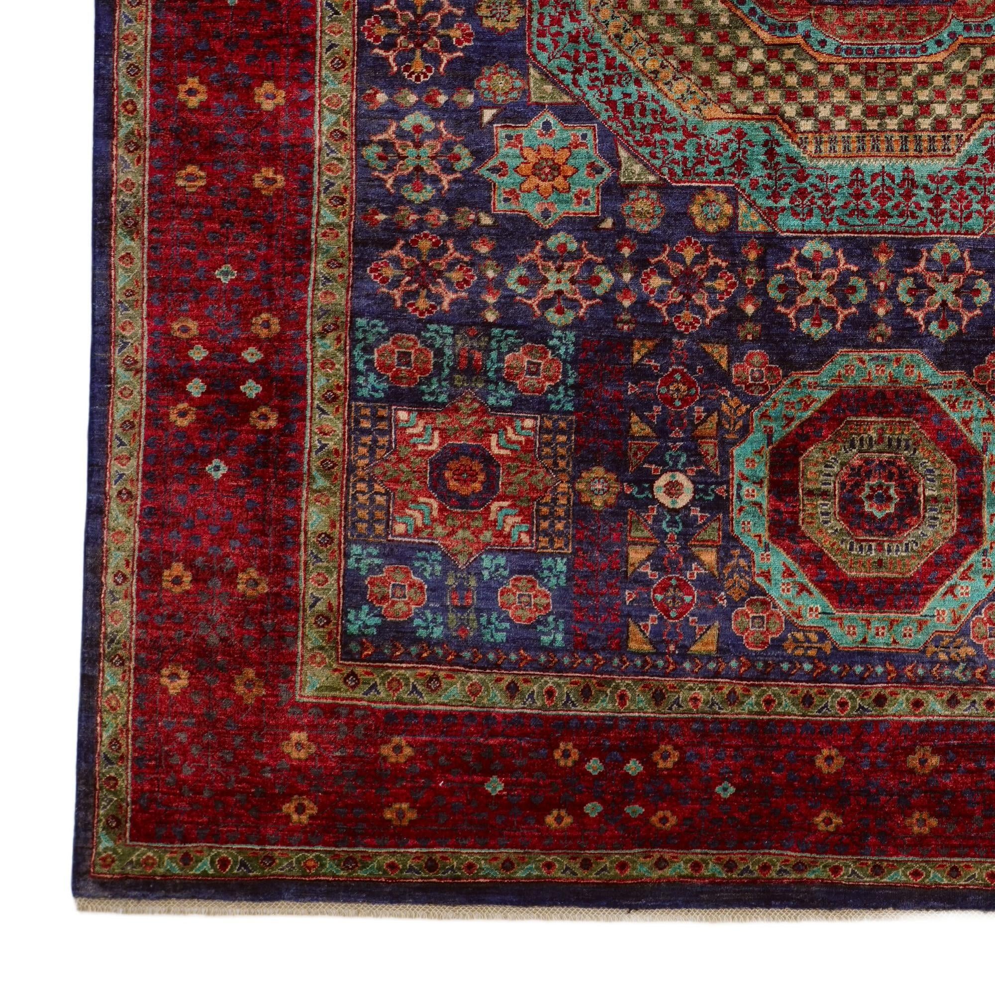 8' 7 x 11' 4 Hand Knotted Mamluk Ziegler Rug