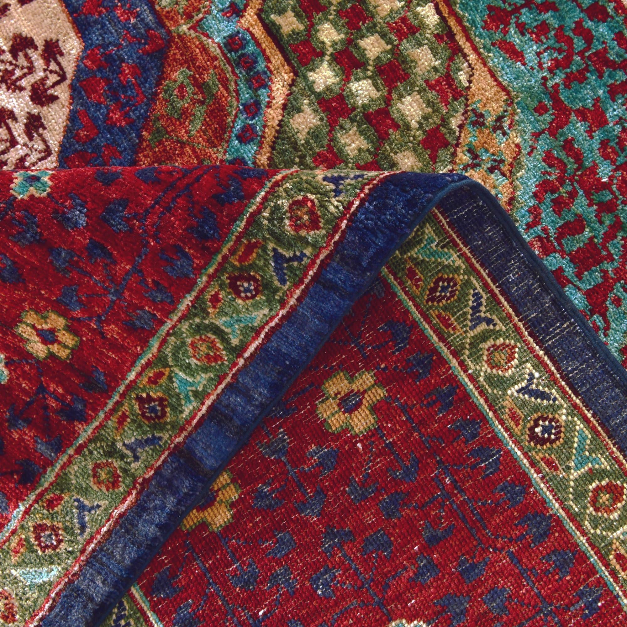 8' 7 x 11' 4 Hand Knotted Mamluk Ziegler Rug
