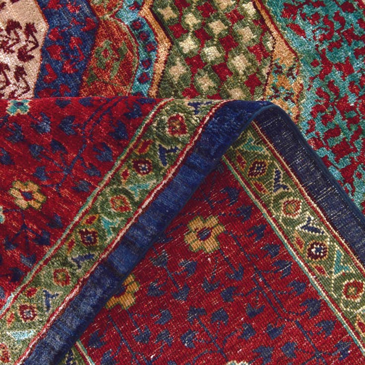 Detail image of 8' 7 x 11' 4 Hand Knotted Mamluk Ziegler Rug