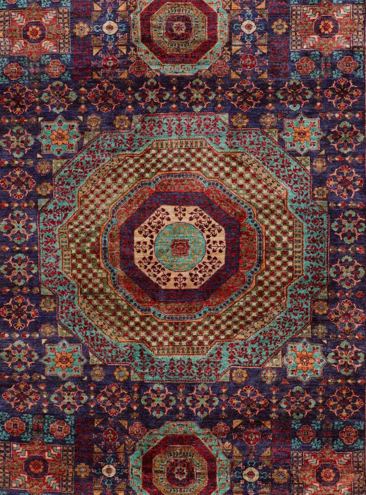 8' 7 x 11' 4 Hand Knotted Mamluk Ziegler Rug