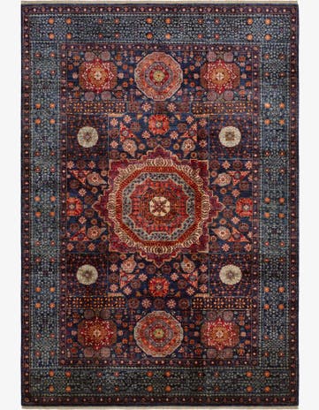 6' 11 x 9' 11 Hand Knotted Mamluk Ziegler Rug