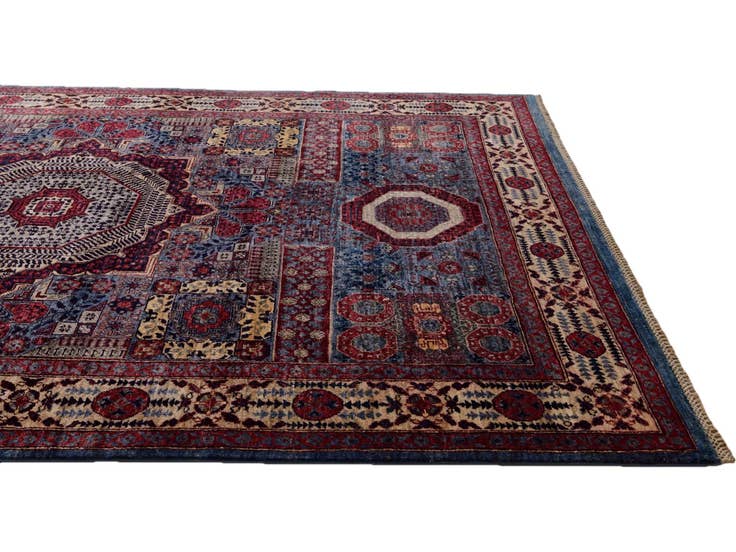 Detail image of 6' 1 x 8' 9 Hand Knotted Mamluk Ziegler Rug