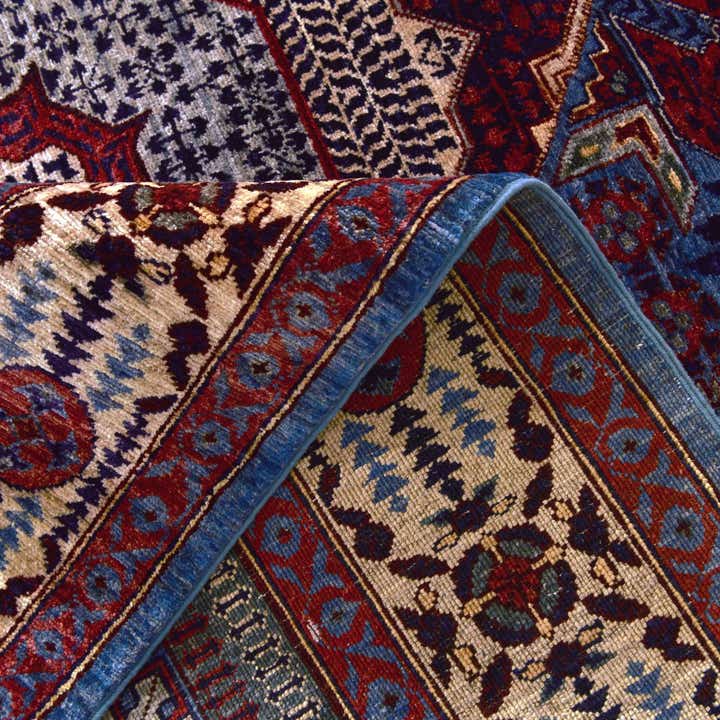 6' 1 x 8' 9 Hand Knotted Mamluk Ziegler Rug