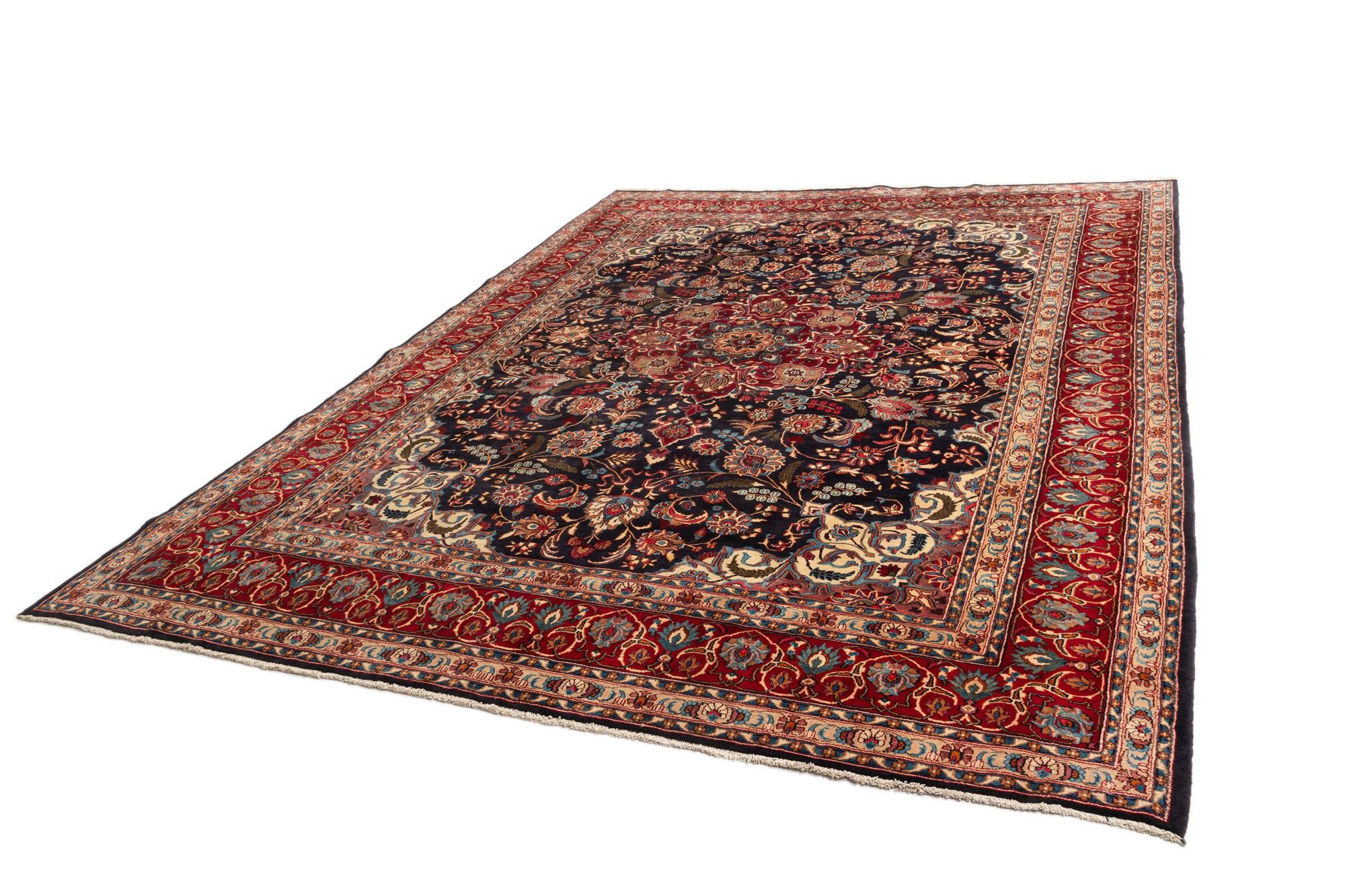9' 11 x 12' 9 Mashad Wool Rug