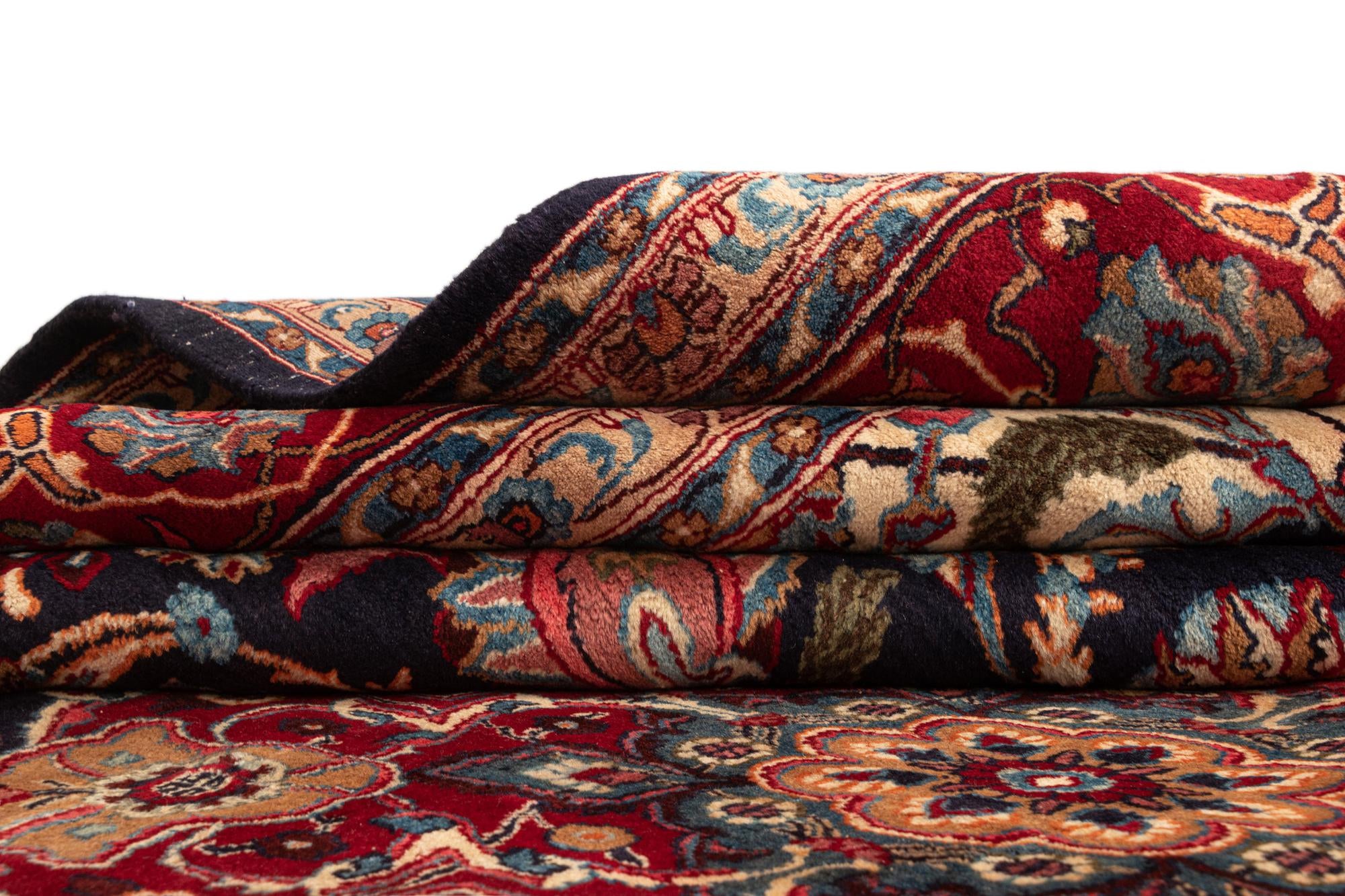 9' 11 x 12' 9 Mashad Wool Rug
