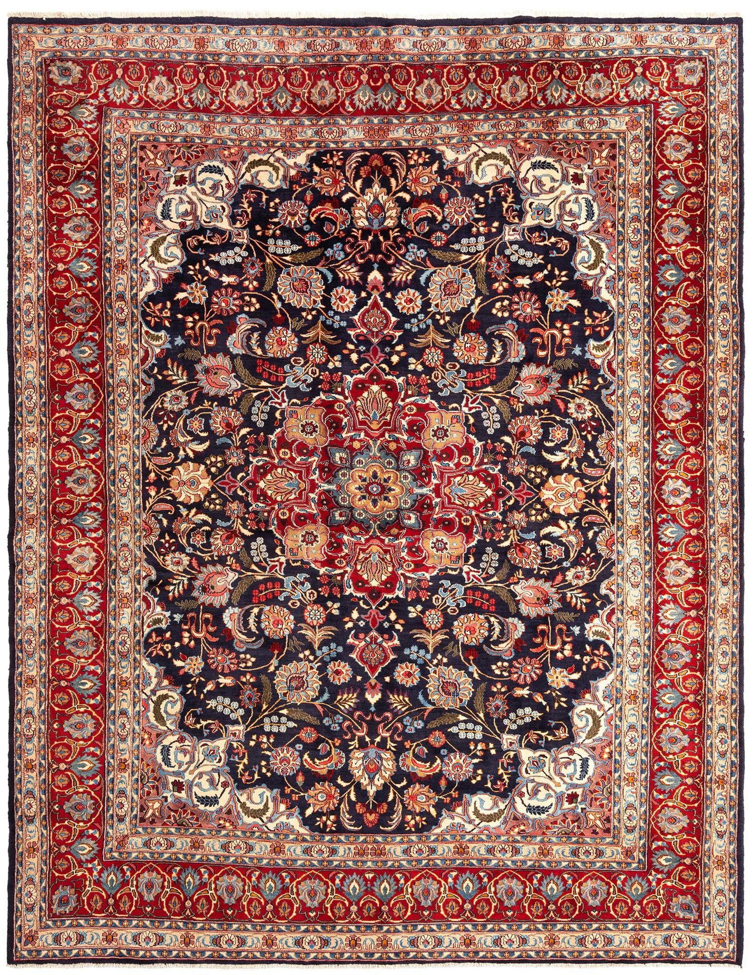 9' 11 x 12' 9 Mashad Wool Rug