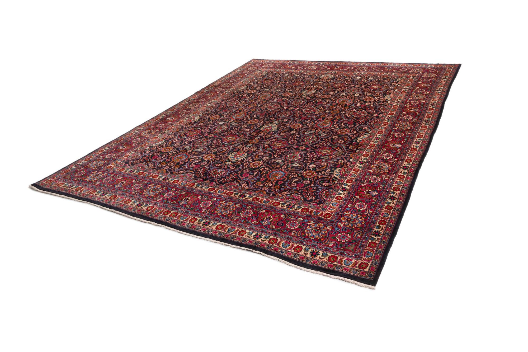 9' 11 x 12' 7 Mashad Wool Rug