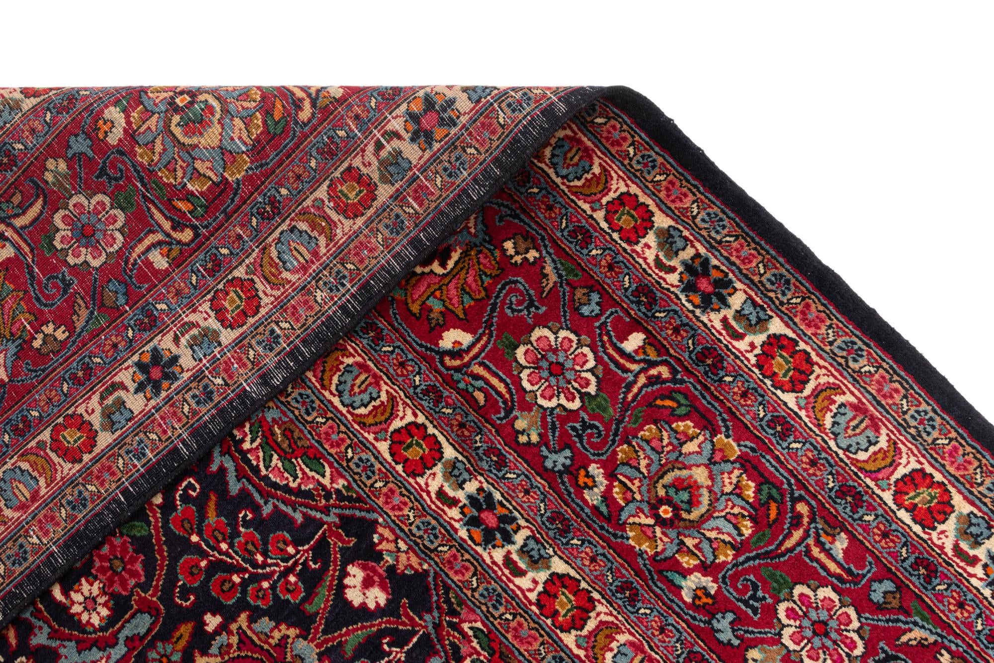 9' 11 x 12' 7 Mashad Wool Rug