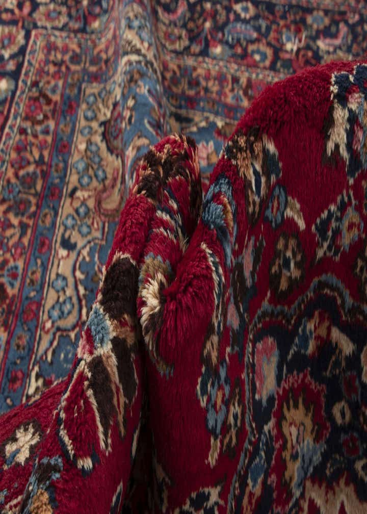 9' 11 x 12' 10 Hand Knotted Mashad Persian Wool Rug