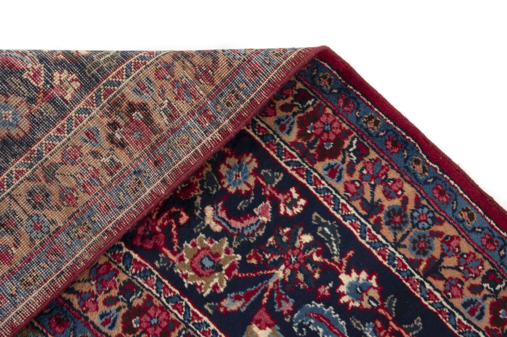 9' 11 x 12' 10 Hand Knotted Mashad Persian Wool Rug
