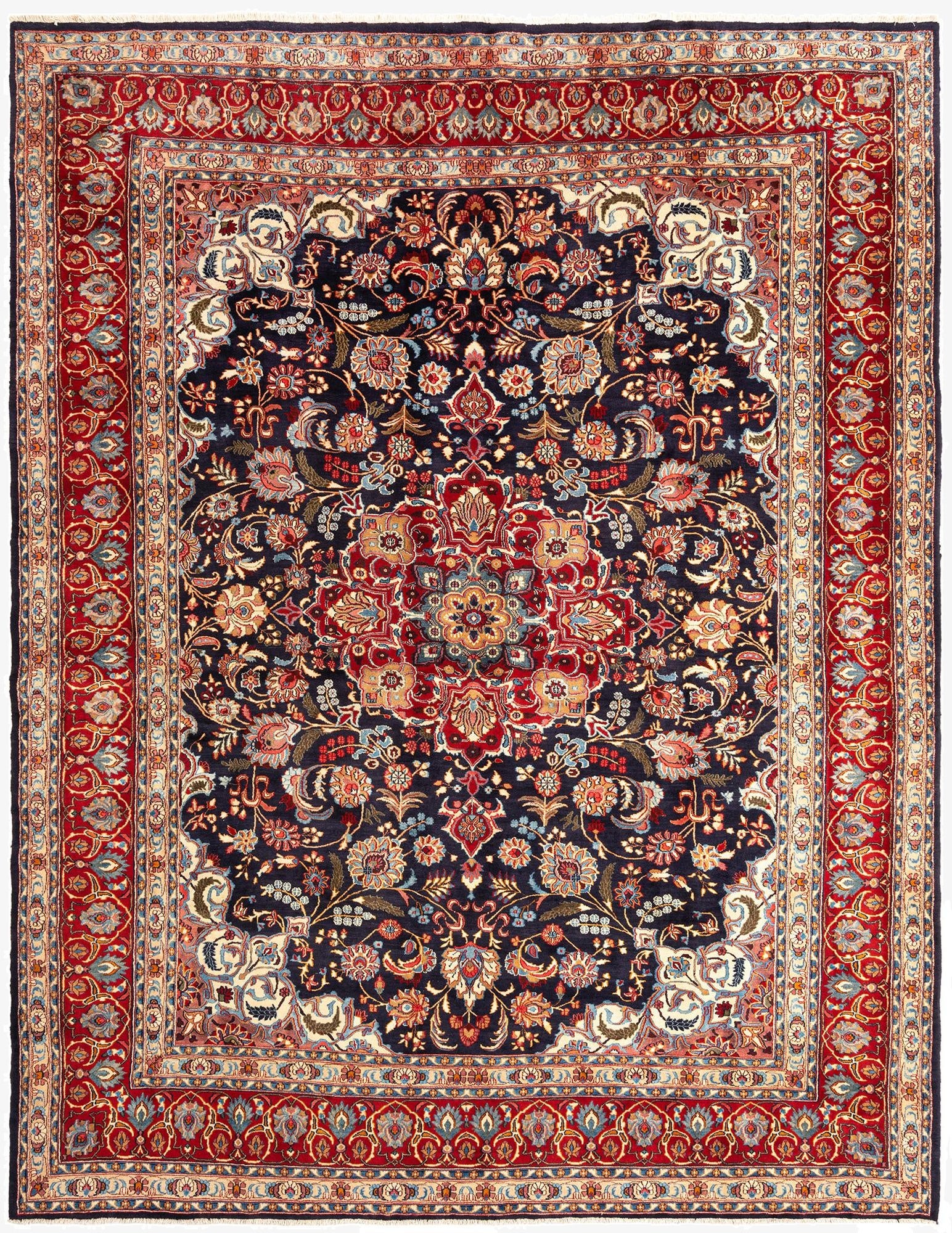 9' 11 x 12' 9 Mashad Wool Rug