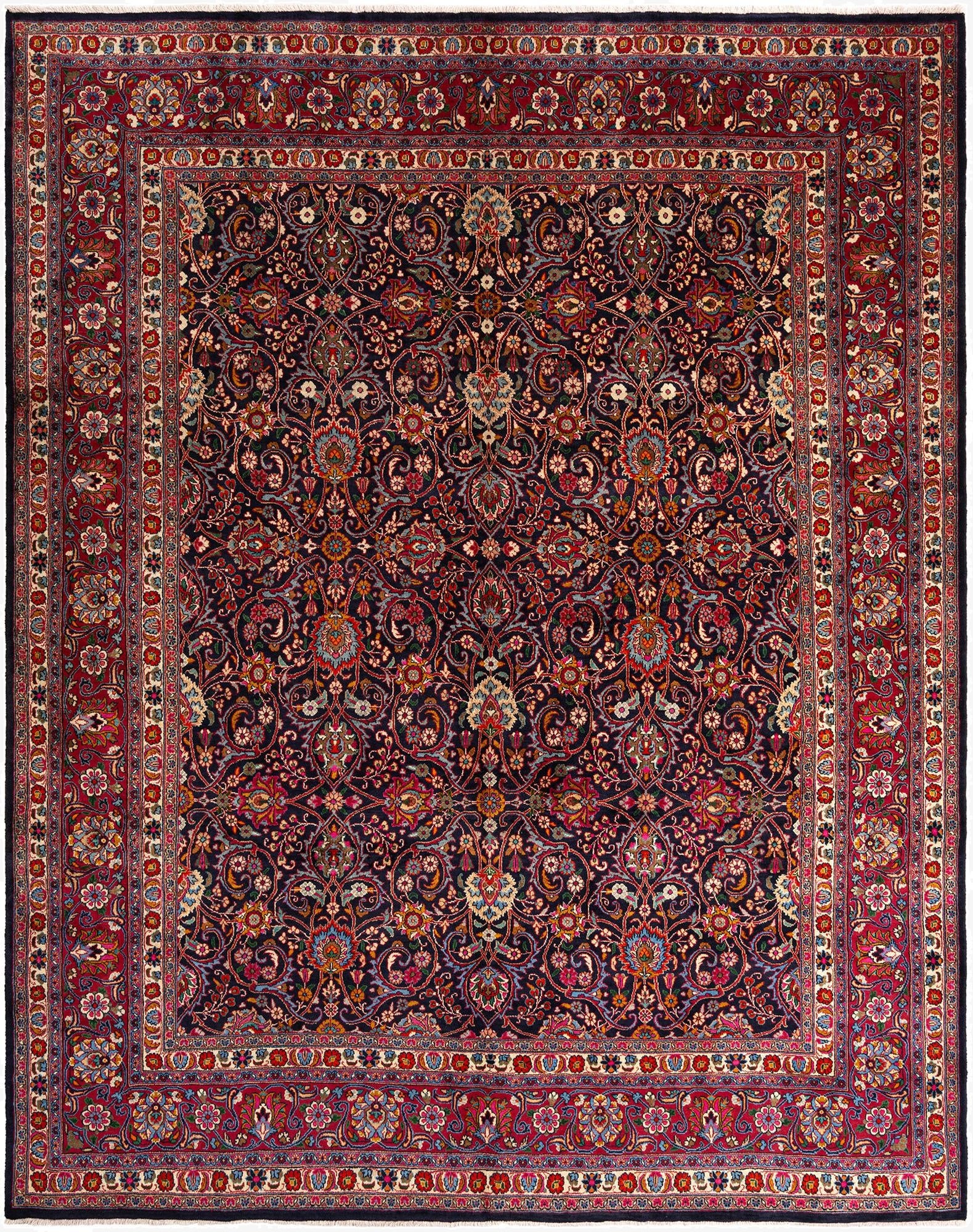 9' 11 x 12' 7 Mashad Wool Rug
