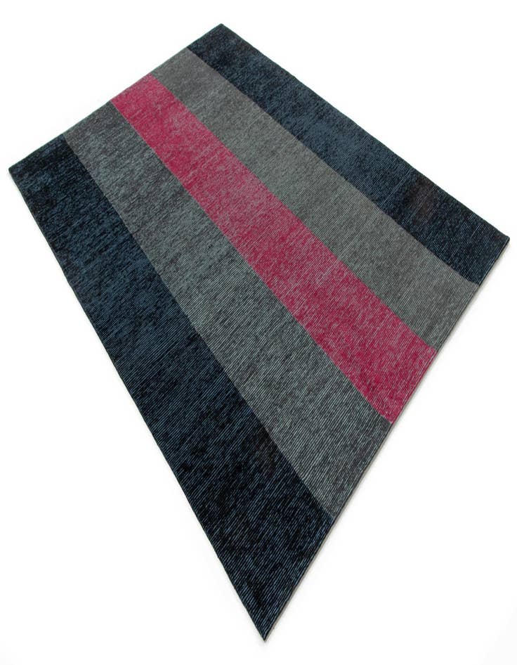 Detail image of 6' 1 x 8' 3  Hand Knotted Modern Farona Wool Rug