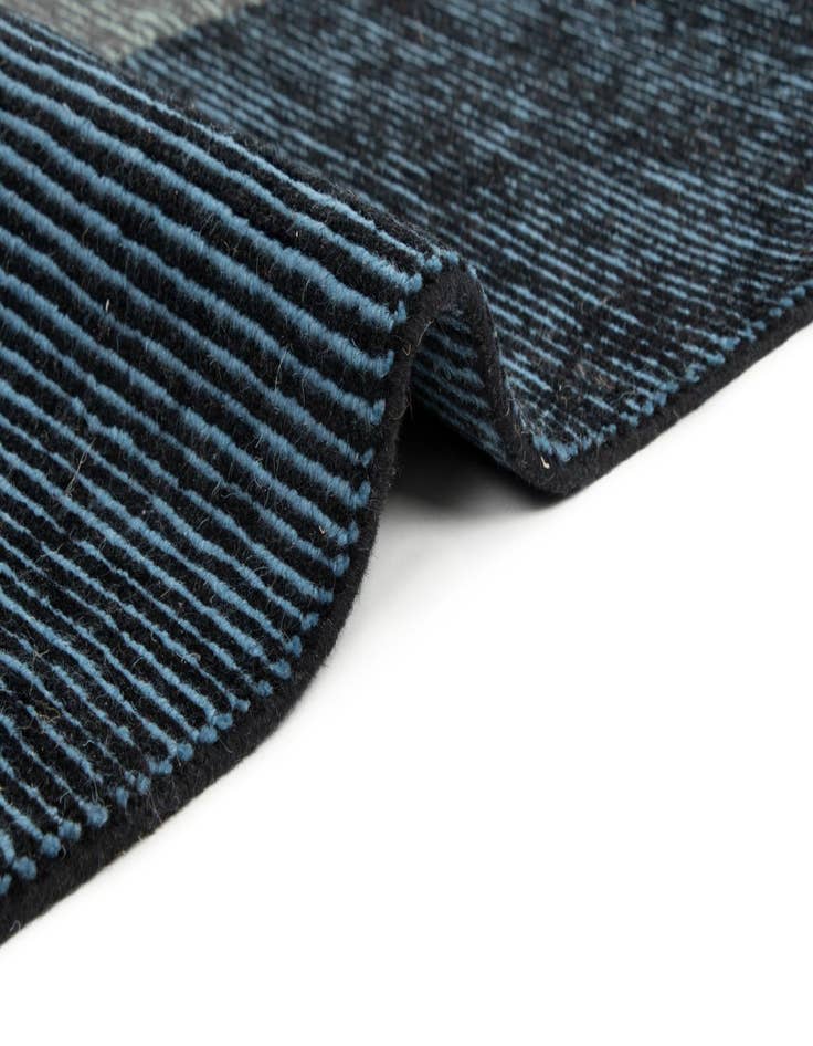 Detail image of 6' 1 x 8' 3  Hand Knotted Modern Farona Wool Rug