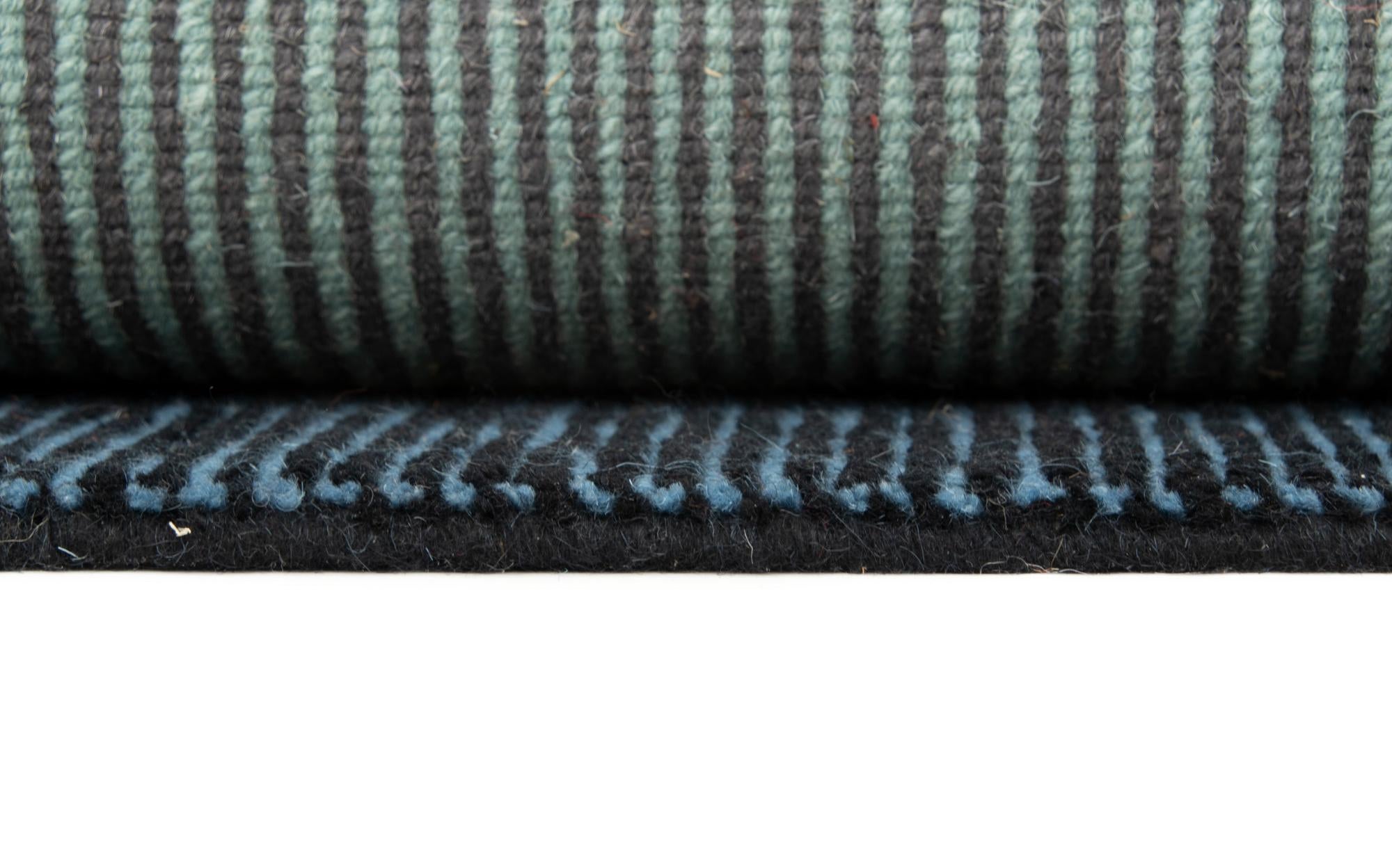 6' 1 x 8' 3 Hand Knotted Modern Farona Wool Rug