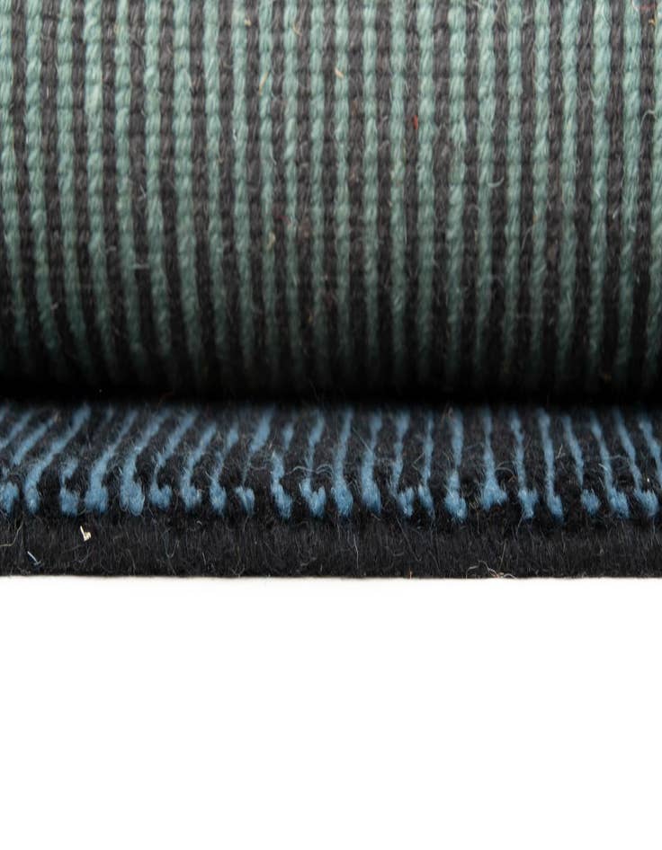 Detail image of 6' 1 x 8' 3  Hand Knotted Modern Farona Wool Rug