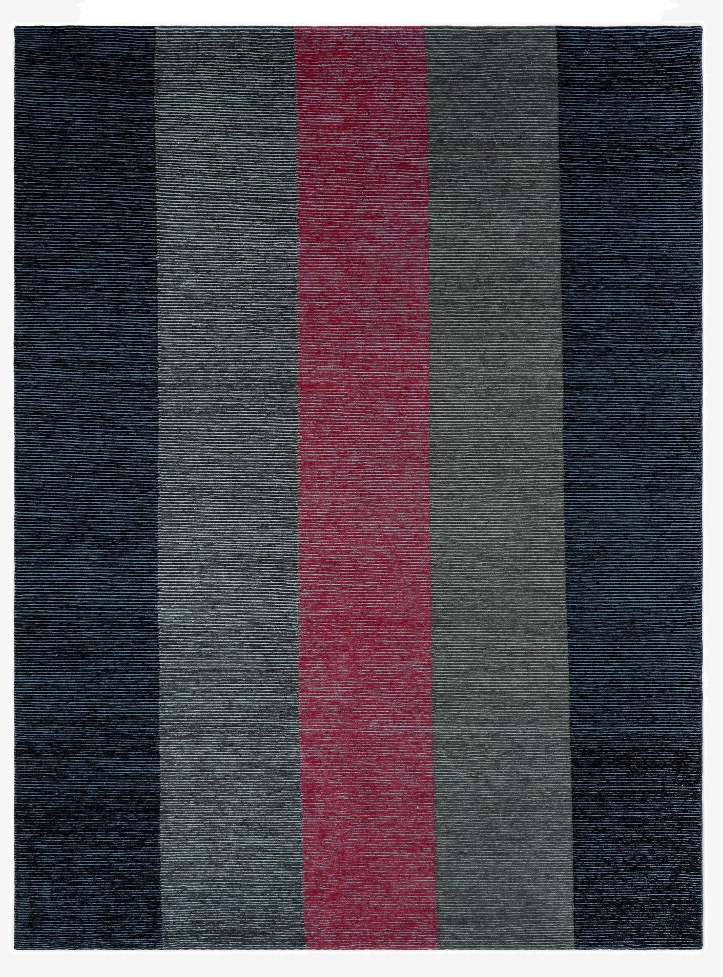 6' 1 x 8' 3  Hand Knotted Modern Farona Wool Rug