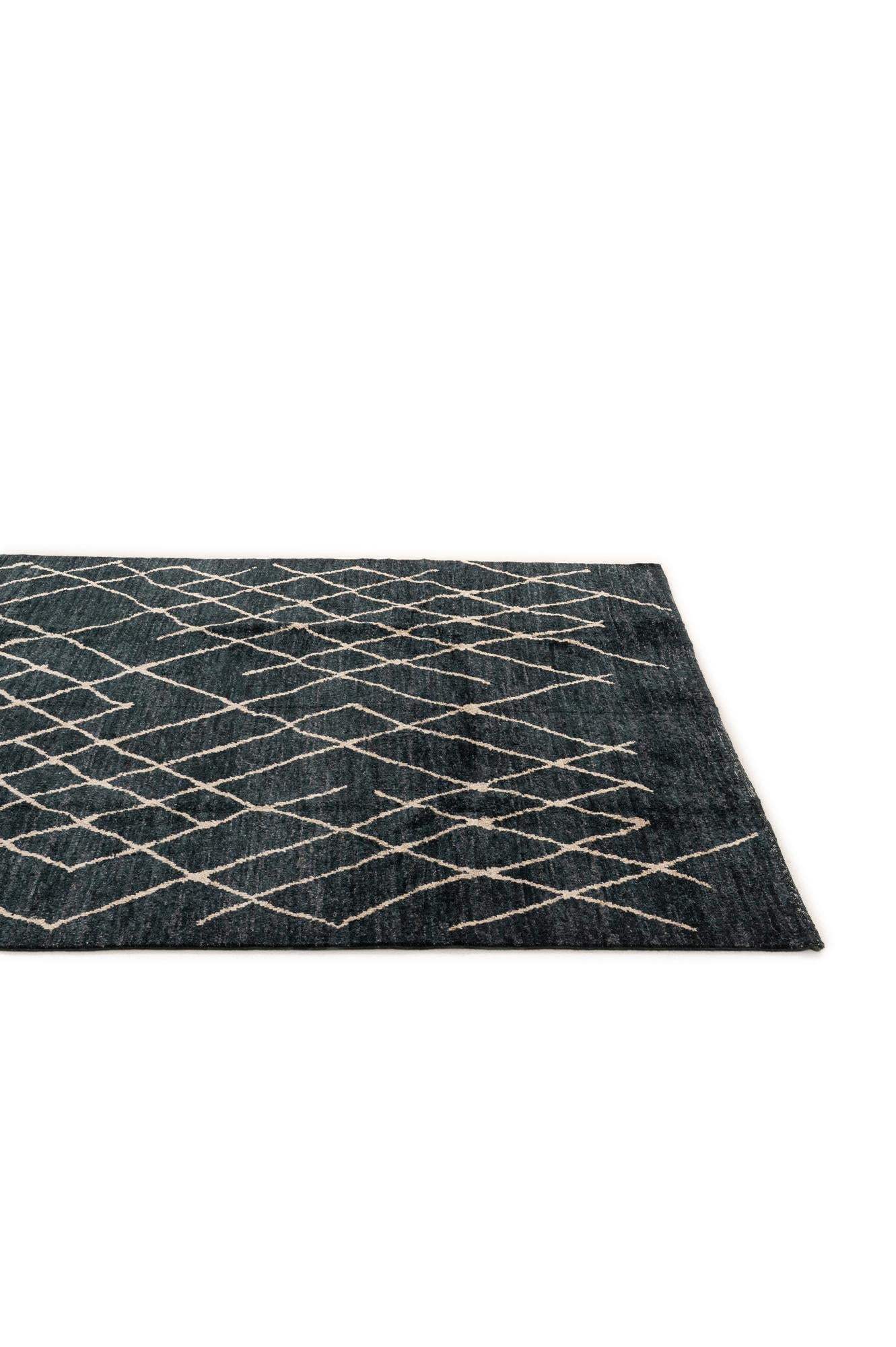 5' 11 x 8' 1 Hand Knotted Moroccan Wool Rug