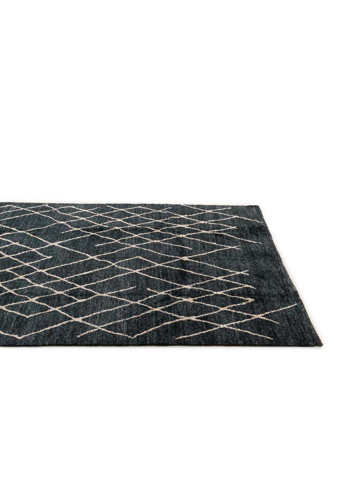 5' 11 x 8' 1 Hand Knotted Moroccan Wool Rug