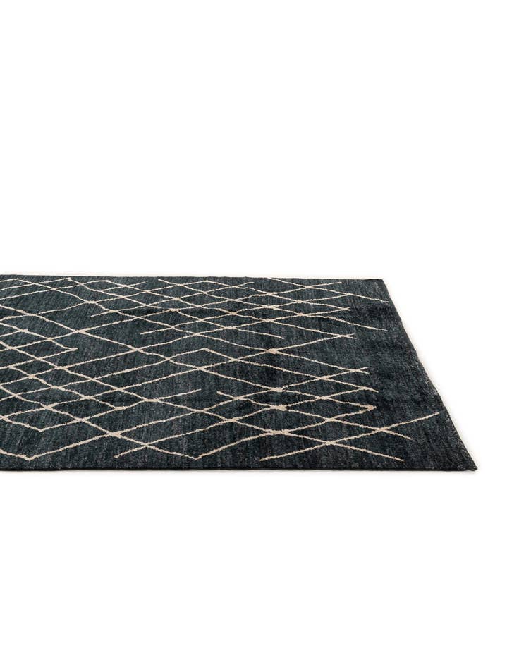 Detail image of 5' 11 x 8' 1  Hand Knotted Moroccan Wool Rug