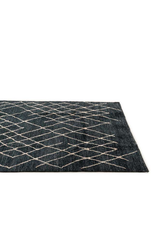 5' 11 x 8' 1 Hand Knotted Moroccan Wool Rug