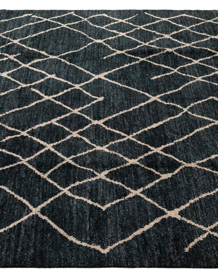 Detail image of 5' 11 x 8' 1 Hand Knotted Moroccan Wool Rug