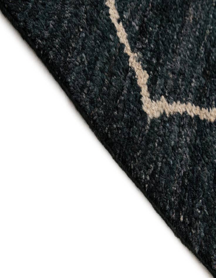 Detail image of 5' 11 x 8' 1 Hand Knotted Moroccan Wool Rug