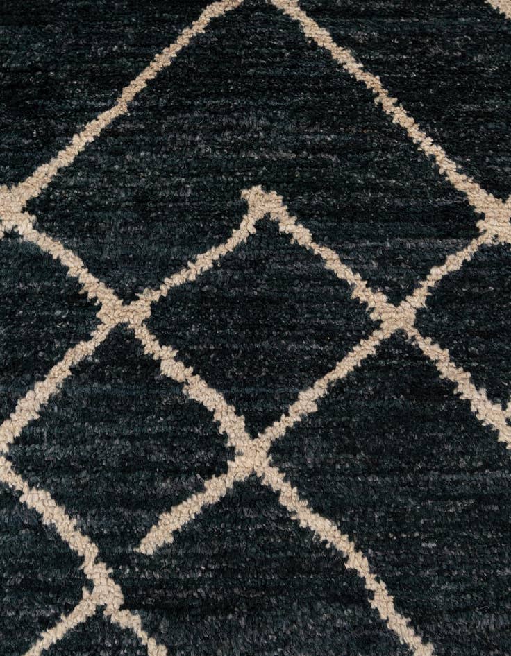 Detail image of 5' 11 x 8' 1  Hand Knotted Moroccan Wool Rug