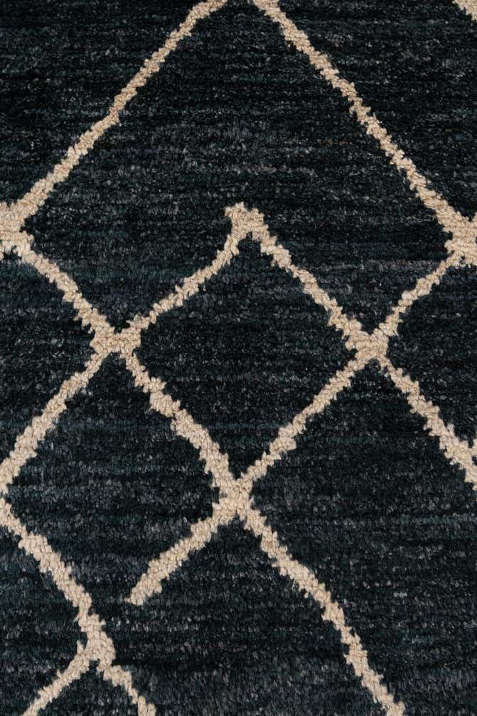 5' 11 x 8' 1 Hand Knotted Moroccan Wool Rug