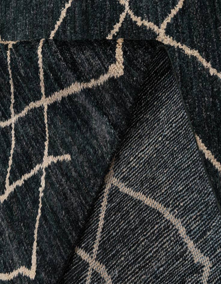 Detail image of 5' 11 x 8' 1  Hand Knotted Moroccan Wool Rug