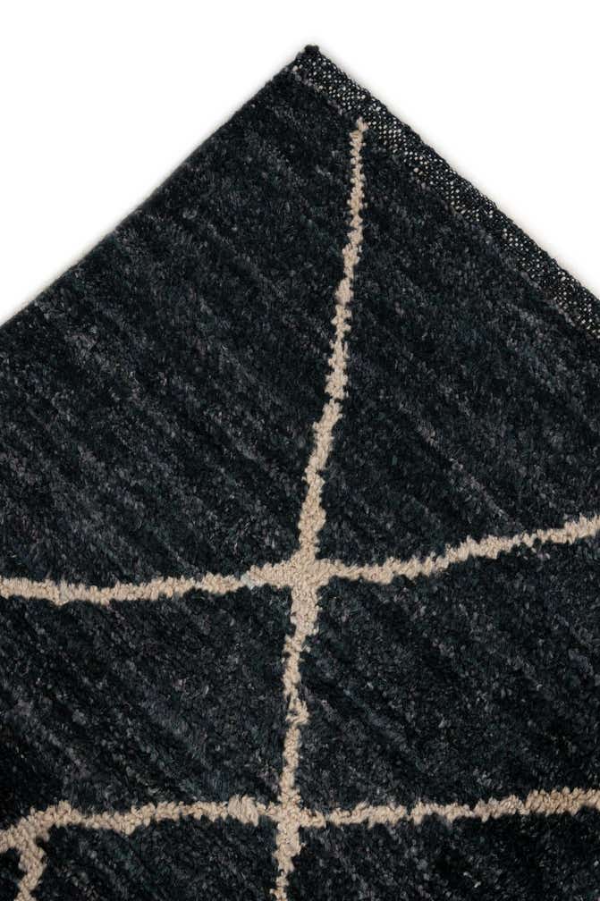 5' 11 x 8' 1 Hand Knotted Moroccan Wool Rug