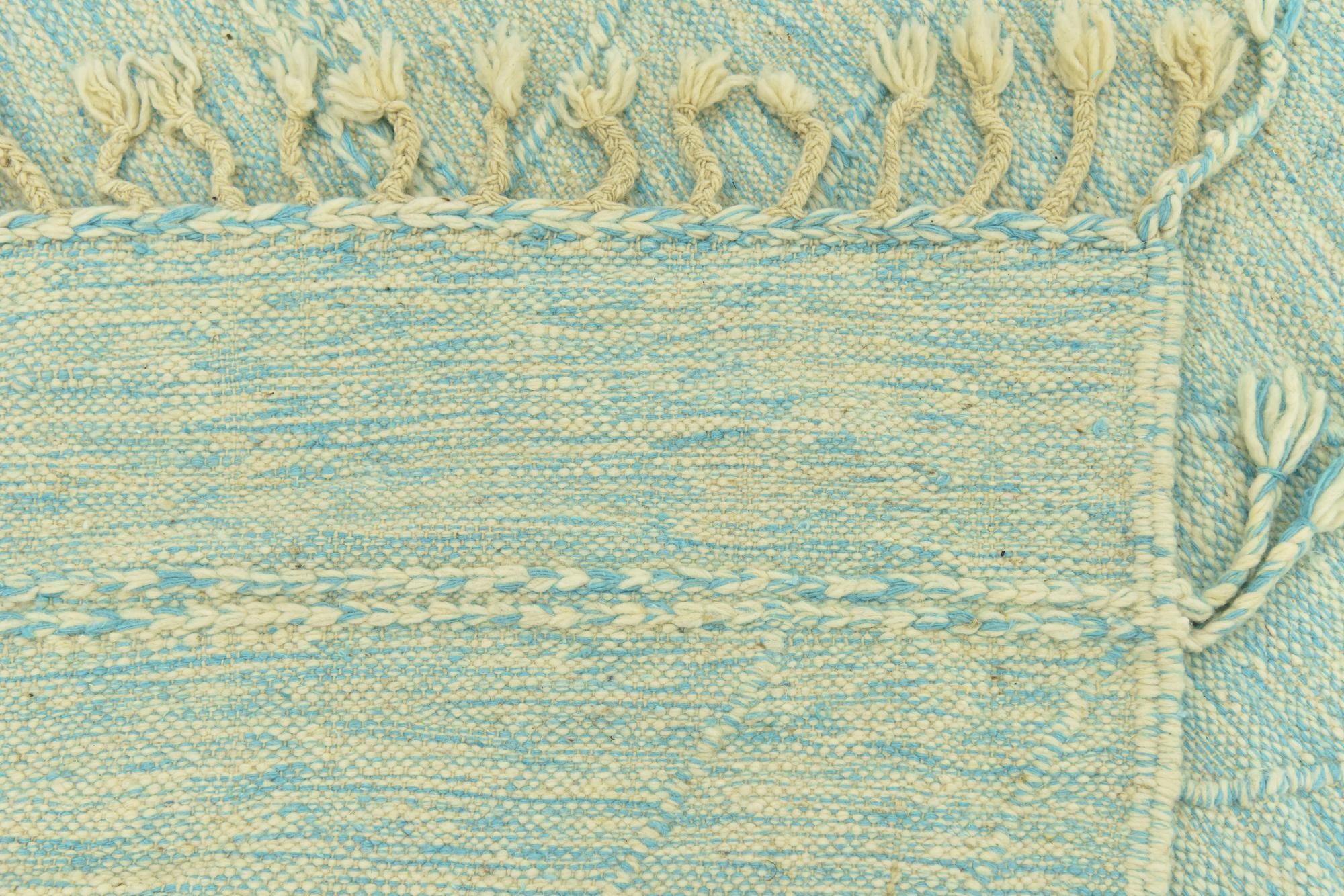 4' 9 x 8' 1 Hand Knotted Moroccan Wool Rug